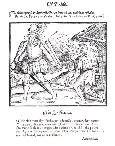 A Rich Man Spurns a Ragged Beggar, from 